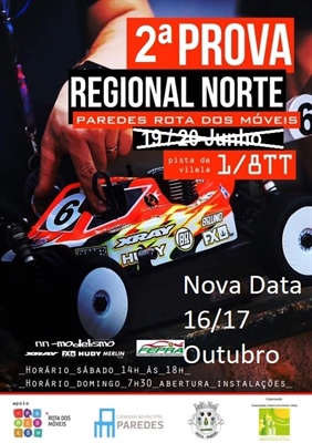 2ª Prova Campeonato Regional Norte 1/8TT